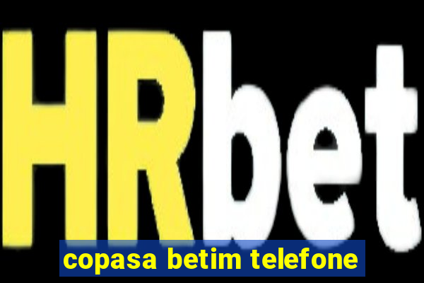 copasa betim telefone